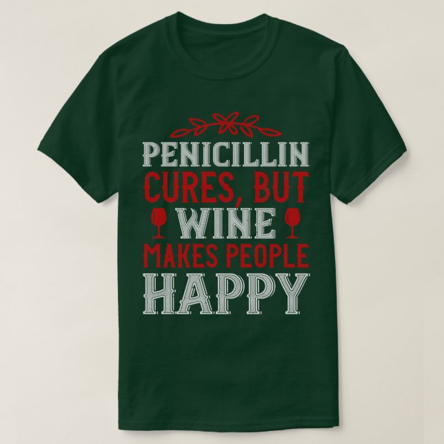 Vin Vin Makes Lycklig T Shirt (Design framsida)