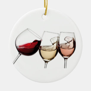VIN VIN OCH MER TRÄD JULGRANSPRYDNAD KERAMIK