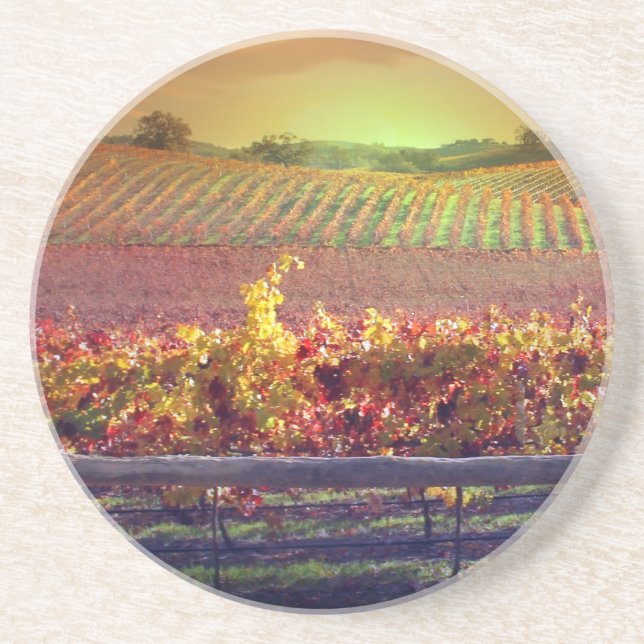 Vin Vineyard Underlägg Sandsten (Framsidan)