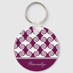 Vin virvlar runt Keychain Nyckelring