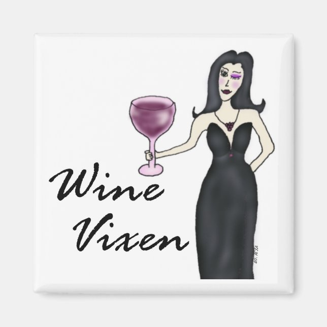 Vin Vixen (utan sätning)-magnet Magnet (Framsidan)