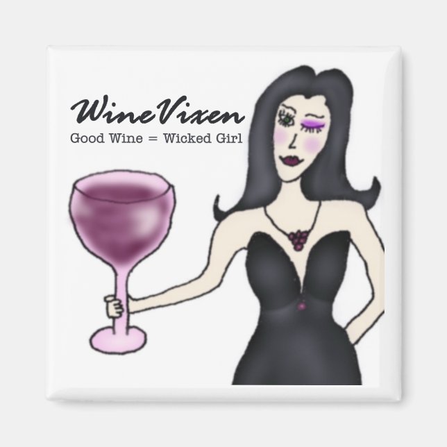 Vin Vixen "Wicked Girl" Magnet (Framsidan)
