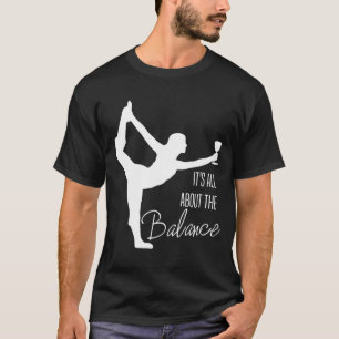 Vin Yoga-allt om balansen Vin T Shirt