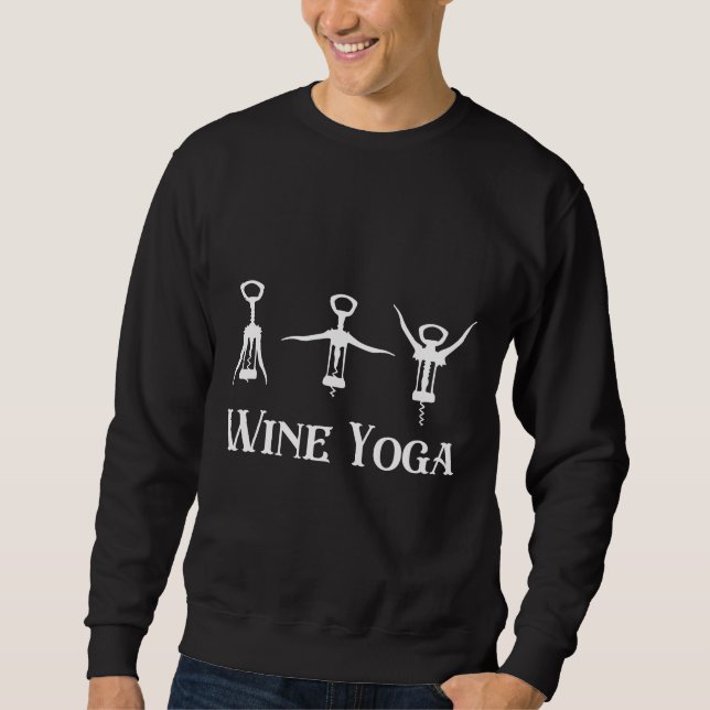 Vin Yoga Lång Ärmad Tröja (Framsida)