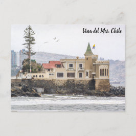 Viña del Mar, Chile, El Castillo Wulff Vykort