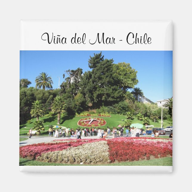 Viña del Mar - Chile Magnet (Framsidan)