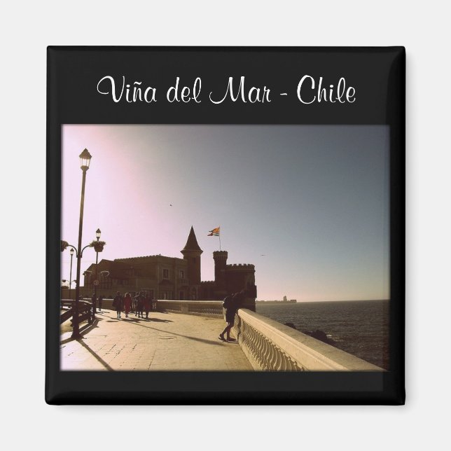Viña del Mar - Chile Magnet (Framsidan)
