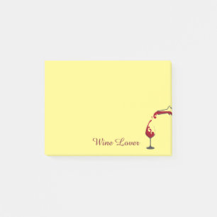 Vinälskare Posta-den-Noterar Post-it Block