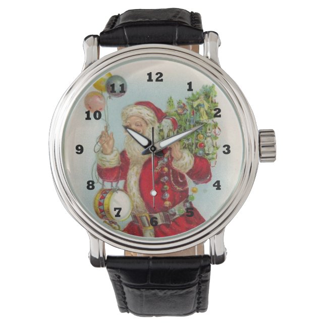 Vinate Santa Helgdag roligt watch Armbandsur (Framsida)