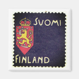 Vinatge frimärke - Finland Magnet