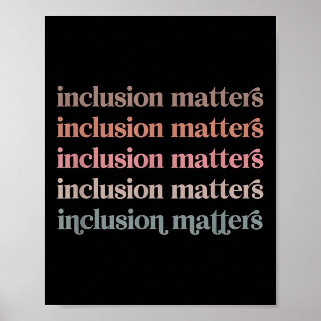 Vinatge Inclusion S Positive Diversity Kindness Poster (Framsidan)