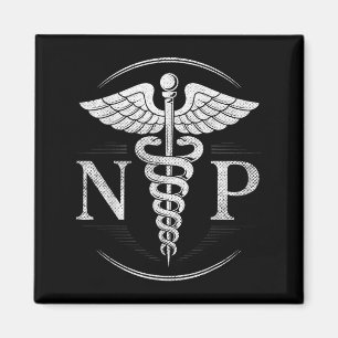 Vinatge Nurse Practister Nursing Np Hostal Medic Magnet