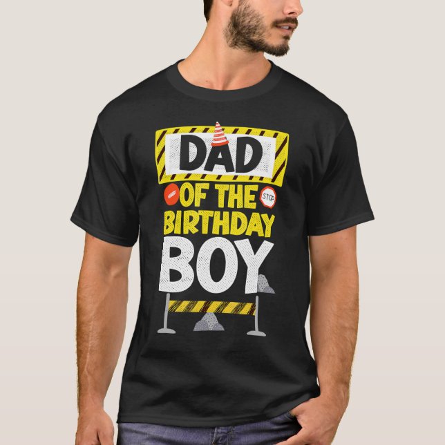Vinatge Pappa i Birthday Boy Boy T Shirt (Framsida)