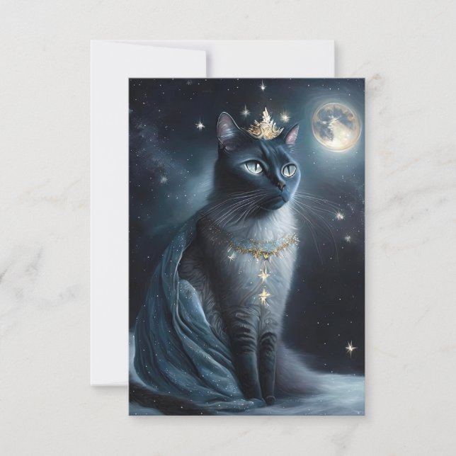 Vinatge Royal Cat Tack Kort (Framsida)