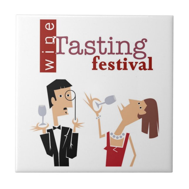 Vinavsmakning belägger med tegel Trivet Kakelplatta (Framsidan)