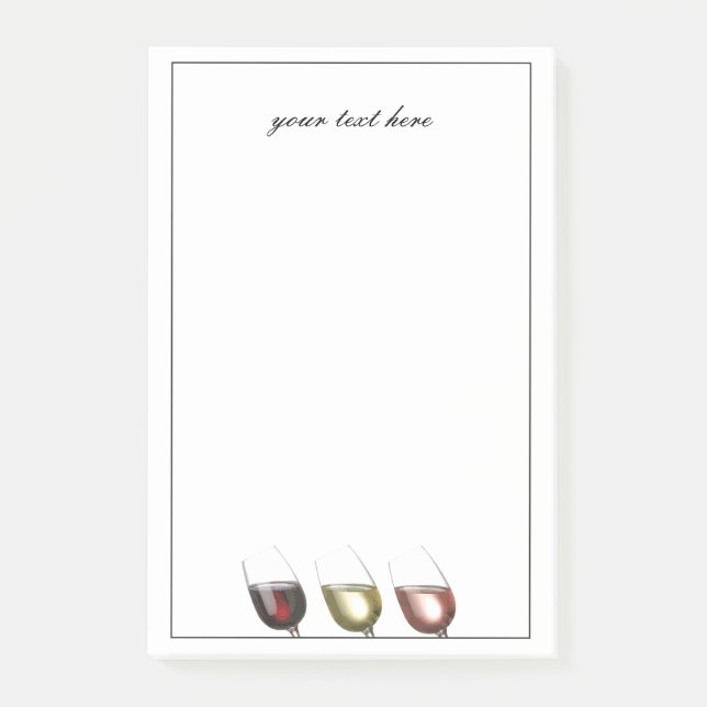 Vinavsmakning Post-it Block (Framsida)