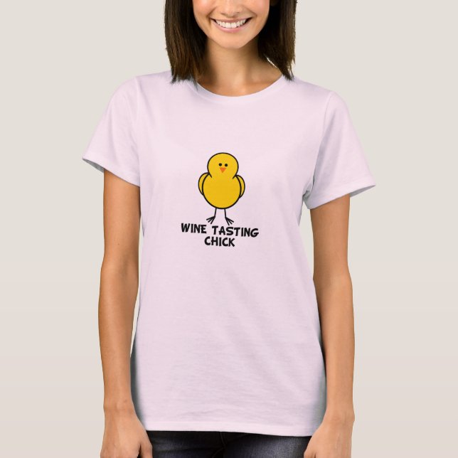 Vinavsmakningchick T Shirt (Framsida)