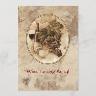 Vinavsmakningparty Inbjudningar