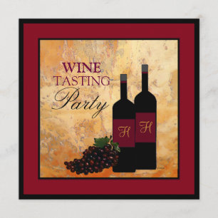 Vinavsmakningparty Inbjudningar