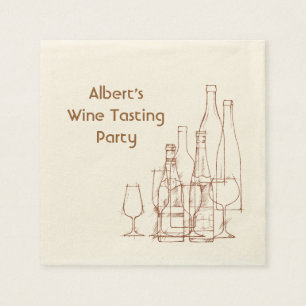 Vinavsmakningparty Pappersservett