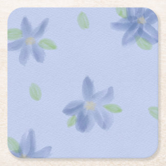 Vinbärsblomma underlägg papper kvadrat
