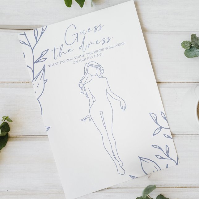 Vinblomme Blommor Bröllopsspel Gissa Klänningen Flygblad (Skapare uppladdad)