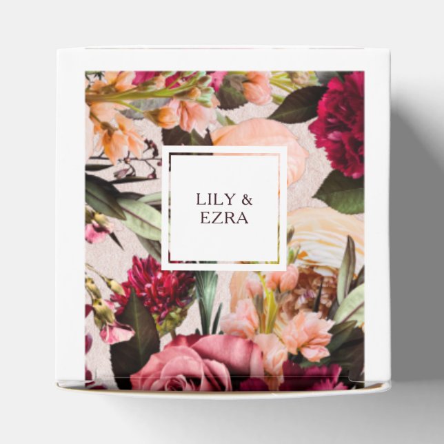 VINBURGUNDY OCH ROSAFÄRGAD PRESENTASKAR (Överdel)