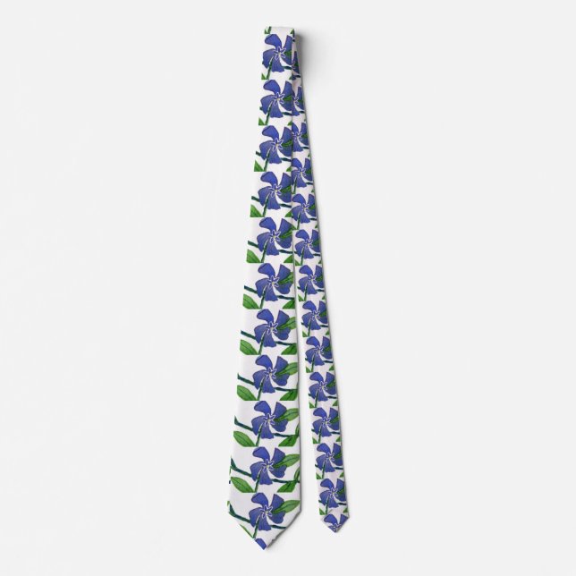 "Vinca #1" Blomsterträdgård Neck Tie Slips (Framsida)