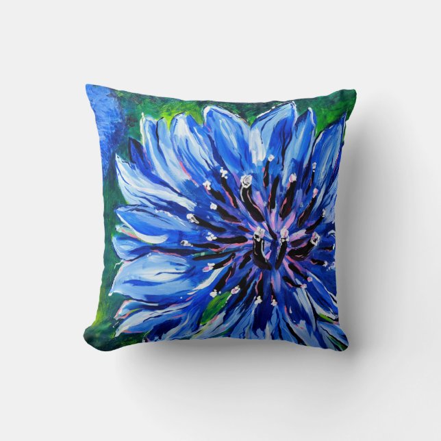 Vinca & Blue Batchelor Button 2 sided Pillow Kudde (Framsida)