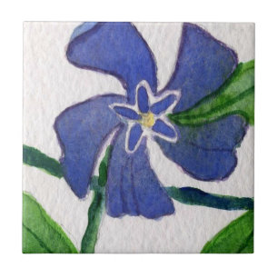 "Vinca Vine" Kitchen Garden Ceramic Tile Kakelplatta