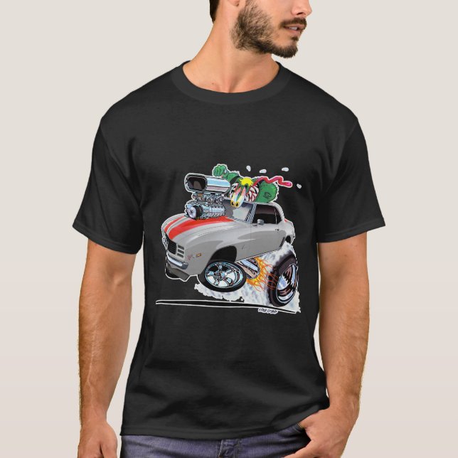 Vince Crain Z RATED 1969 Camaro Z28 RS T Shirt (Framsida)