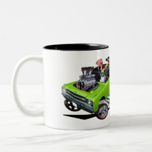 Vince Crains BULLSEYE Sublime 1969 Dart Två-Tonad Mugg