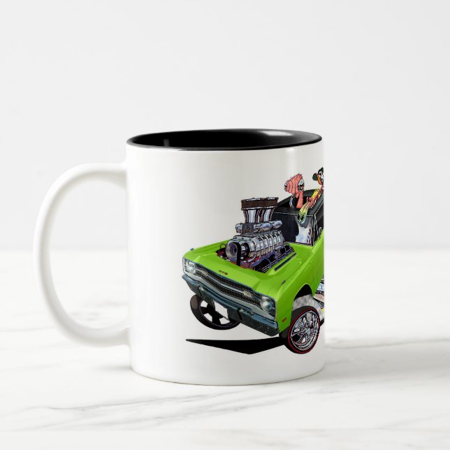 Vince Crains BULLSEYE Sublime 1969 Dart Två-Tonad Mugg (Vänster)