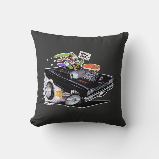 Vince Crains High Octane Art, 1969 Bird Fink Kudde (Framsida)