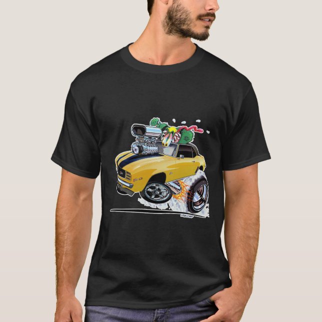 Vince Crains High Octane Art, 1969 Camaro T Shirt (Framsida)