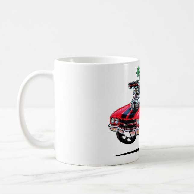 Vince Crains High Octane Art, 1970 Chevelle SS Kaffemugg (Vänster)