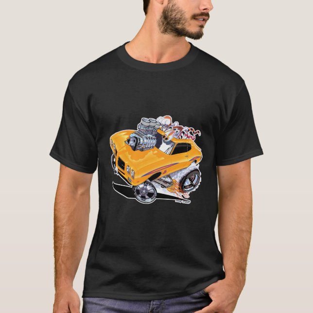 Vince Crains High Octane Art, 1970 GTO the domare T Shirt (Framsida)