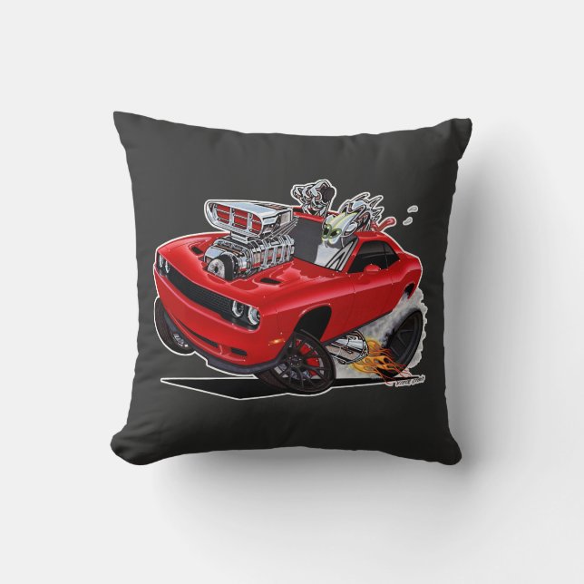 Vince Crains High Octane Art, Red hett helvetet Ca Kudde (Framsida)