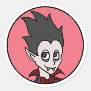 Vince Mini Circle Sticker Runt Klistermärke