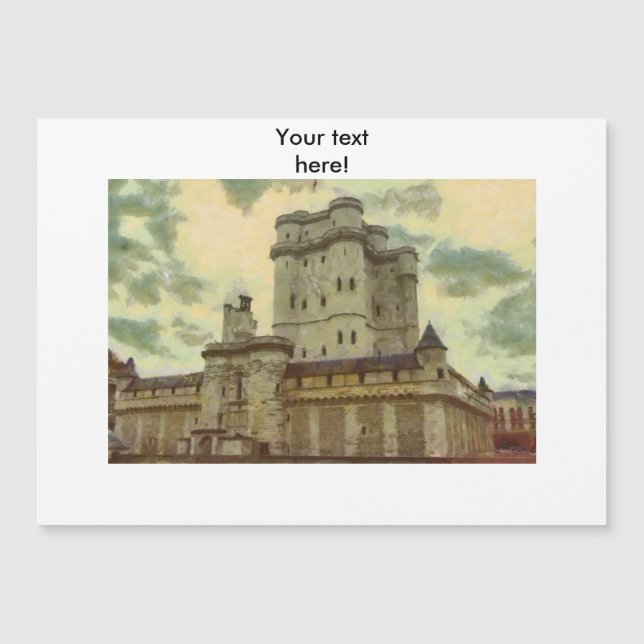 Vincennes slott, Paris måla (Framsida)