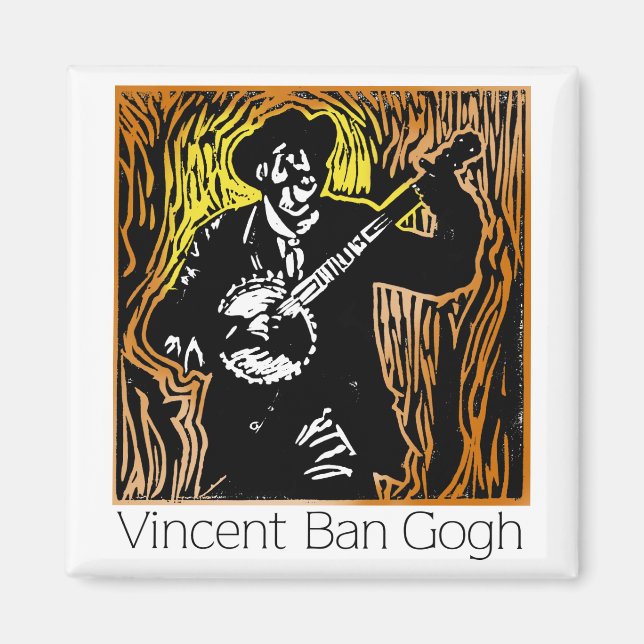 Vincent Ban Gogh Magnet (Framsidan)