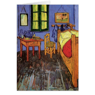 Vincent Bedroom i Arles av Vincent van Gogh Hälsningskort