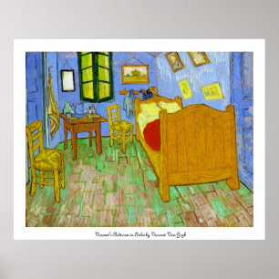 Vincent Bedroom i Arles av Vincent Van Gogh Poster