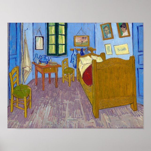 Vincent Bedroom i Arles | Van Gogh | Poster (Framsidan)