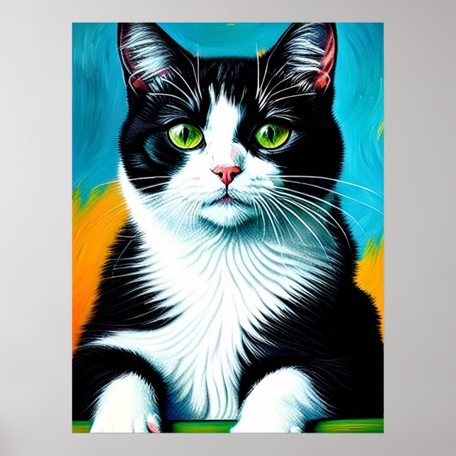 Vincent Cat Gogh Poster (Framsidan)