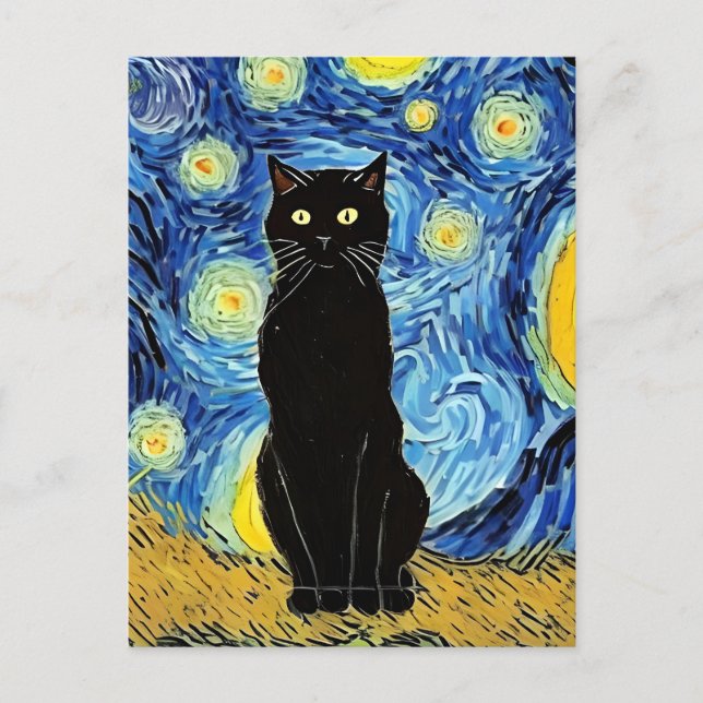 Vincent Cat Gogh Vykort (Framsida)
