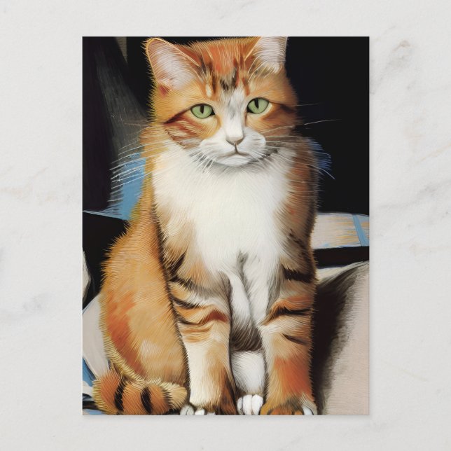 Vincent Cat Gogh-vykort Vykort (Framsida)