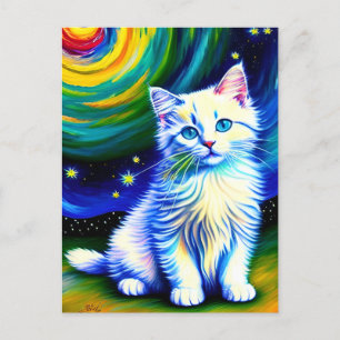 Vincent Cat Gogh-vykort Vykort