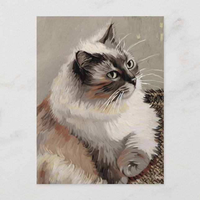 Vincent Cat Gogh-vykort Vykort (Framsida)