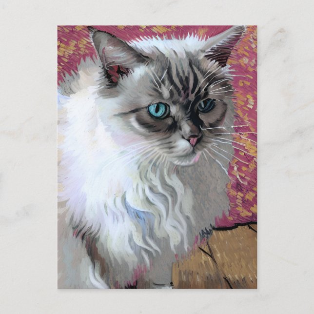 Vincent Cat Gogh-vykort Vykort (Framsida)